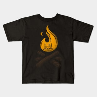 Camp & Bonfire Kids T-Shirt